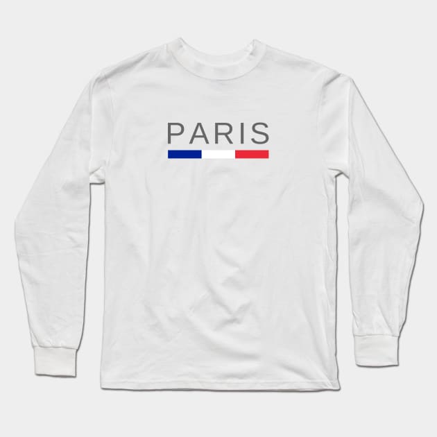 Paris Long Sleeve T-Shirt by francetshirts